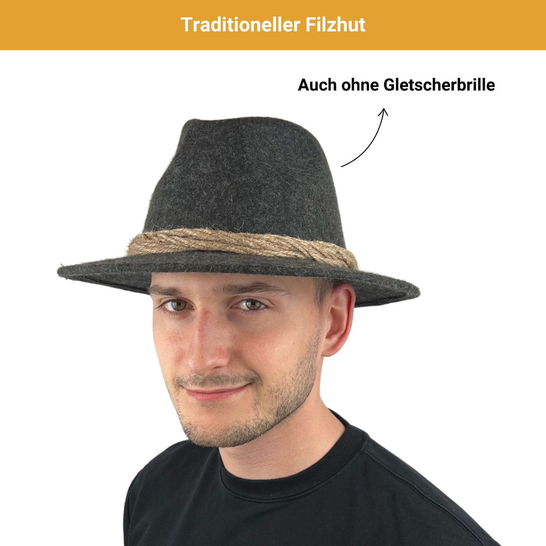 GLETSCHERHUT MIT BRILLE 55