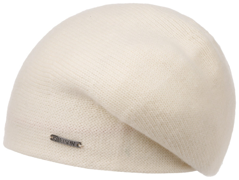 Beanie Shirley Cashmere Stetson Weiß
