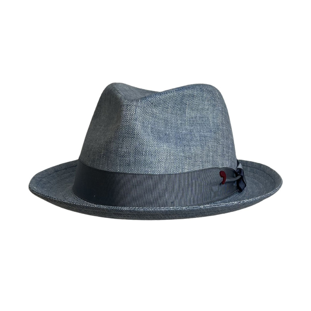 Fedora Michael Leinen Alfonso Deste Blau