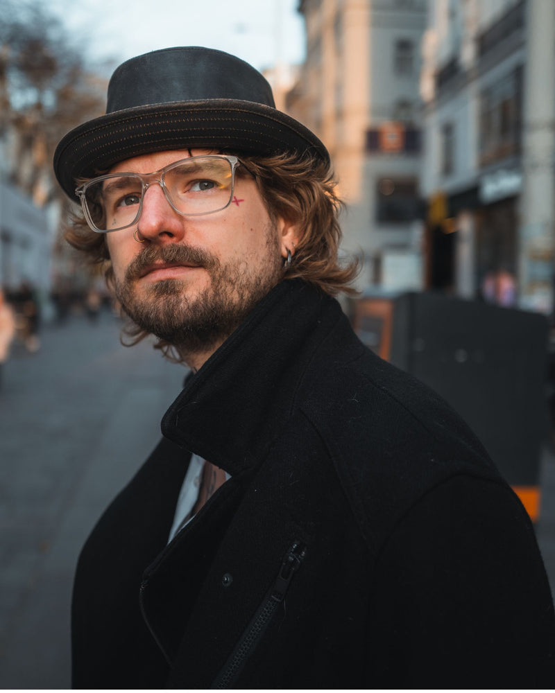 ODENTON PORK PIE STETSON ANTIK BRAUN