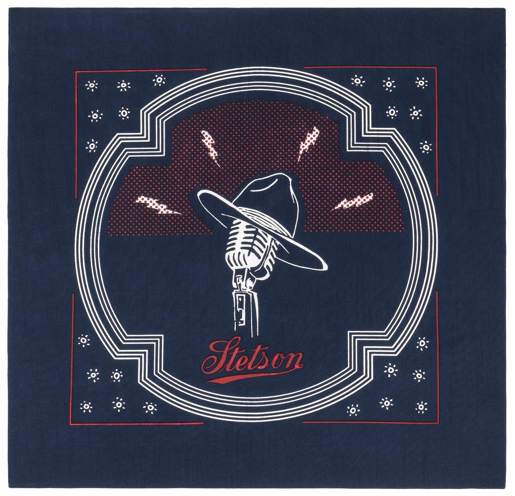 BANDANA COTTON STETSON BLAU Art 9999905 - Hut - online.at