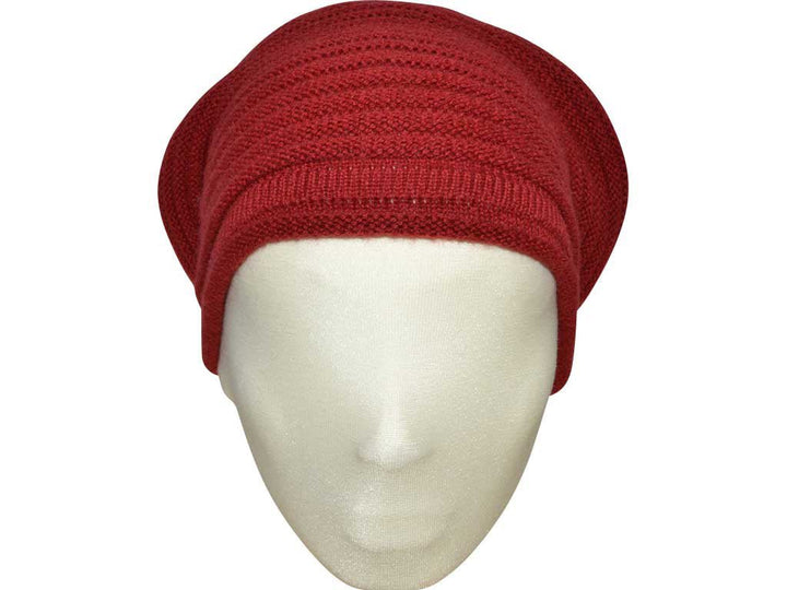 BERRETTO OVERSIZE PORPORA FEINSTES CASHMERE OSFA - Hut - online.at