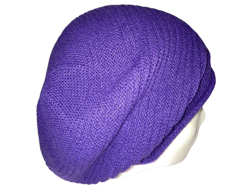 BERRETTO OVERSIZE VIOLA FEINSTES CASHMERE OSFA - Hut - online.at