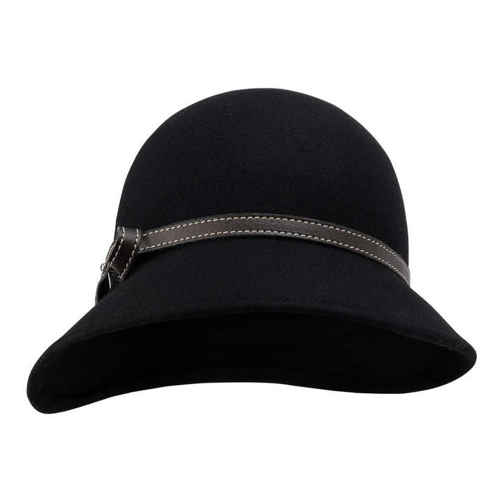 Cloche Kim Wool Bronte Schwarz
