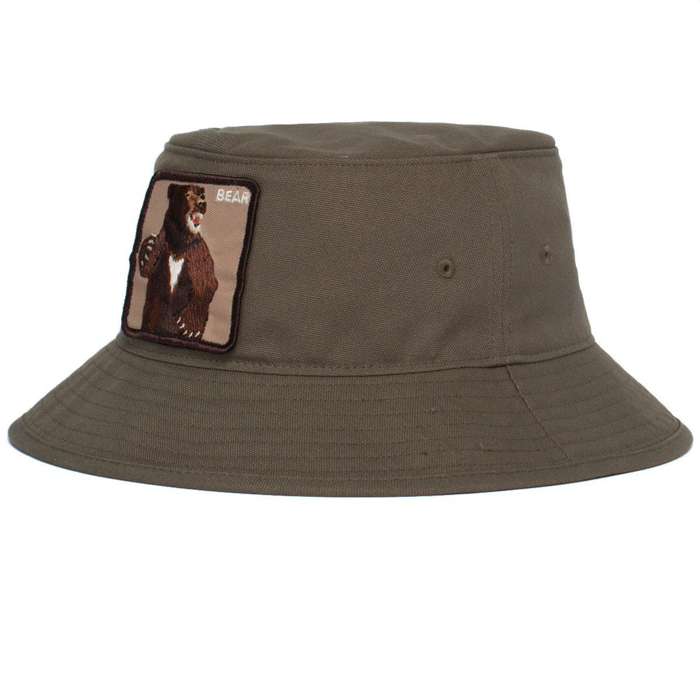 BUCKET HAT FIGHTING BEAR GOORIN BROS OLIV - Hut - online.at