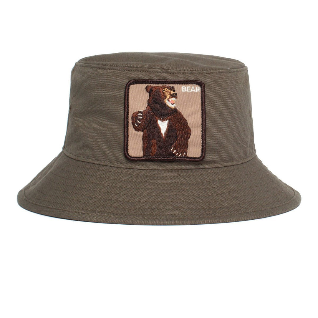 BUCKET HAT FIGHTING BEAR GOORIN BROS OLIV - Hut - online.at