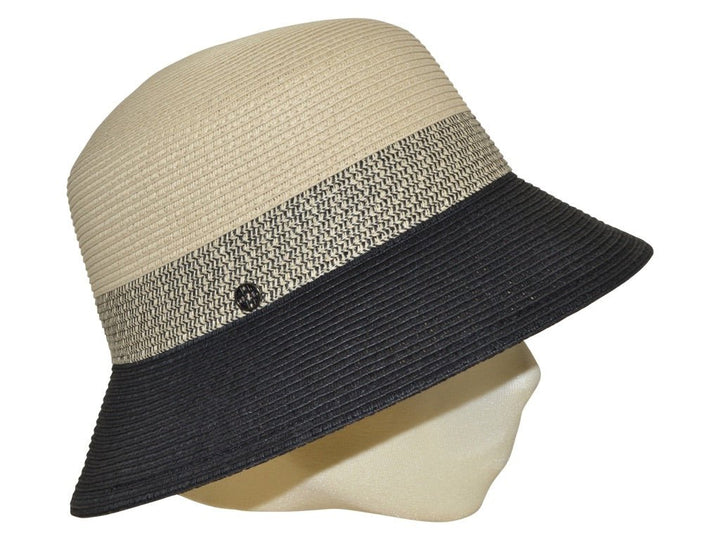 BUCKET ZWEIFÄRBIG NATURAL BLACK - Hut - online.at