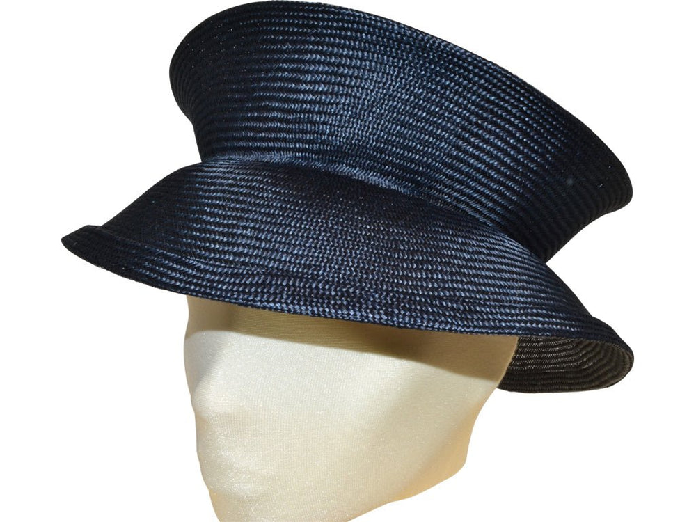 CHAPEAU CLAQUE STROH DKL BLAU - Hut - online.at