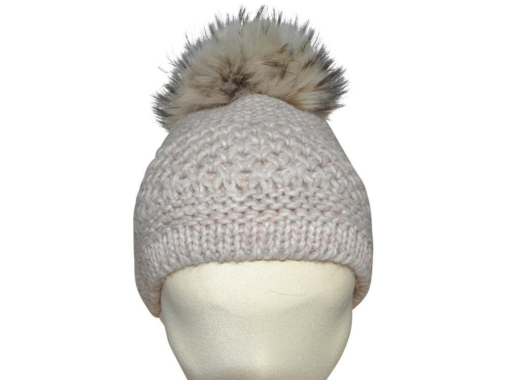 EVA POMPON BEIGE - Hut - online.at
