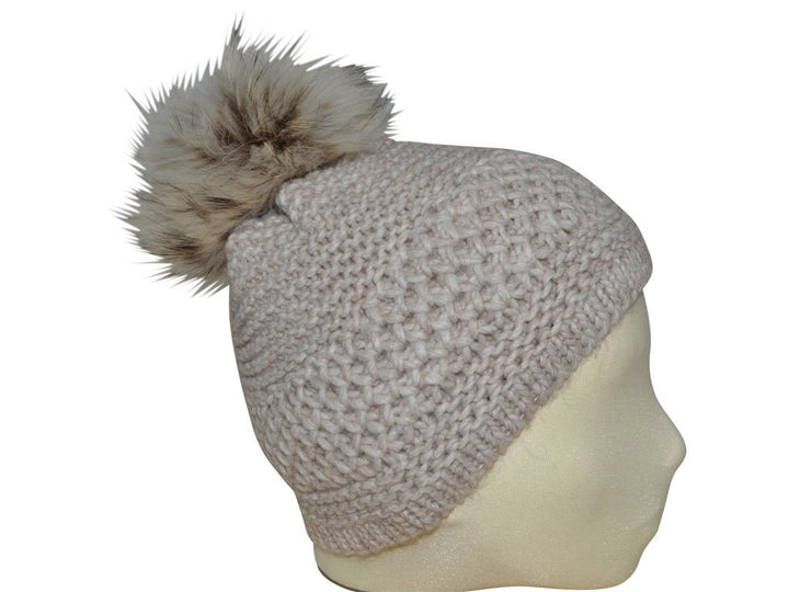 EVA POMPON BEIGE - Hut - online.at