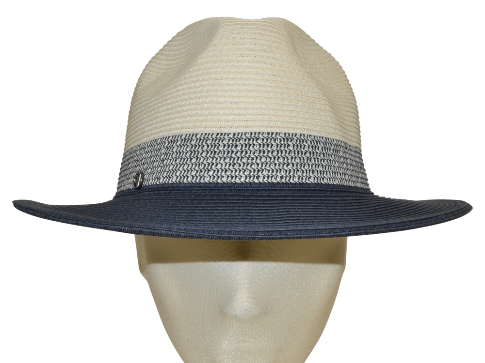 FEDORA ZWEIFÄRBIG CREAM NAVY - Hut - online.at