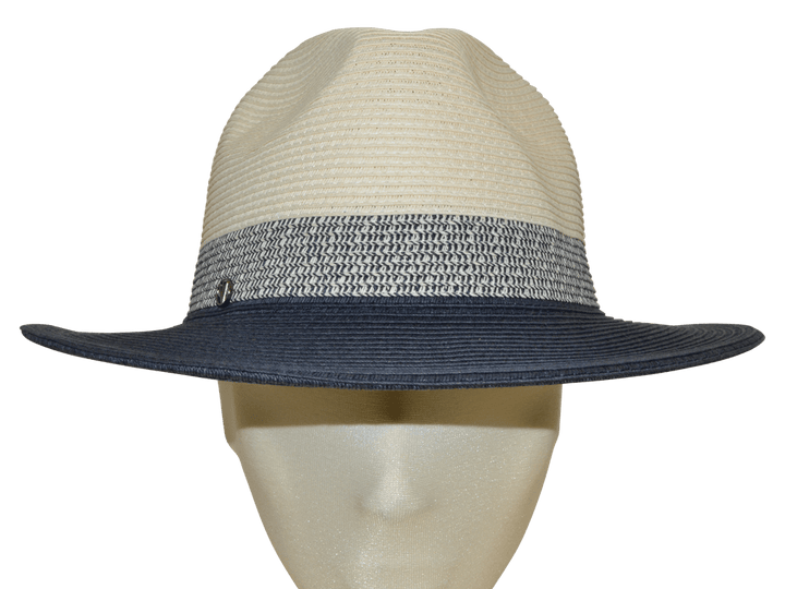 FEDORA ZWEIFÄRBIG CREAM NAVY - Hut - online.at
