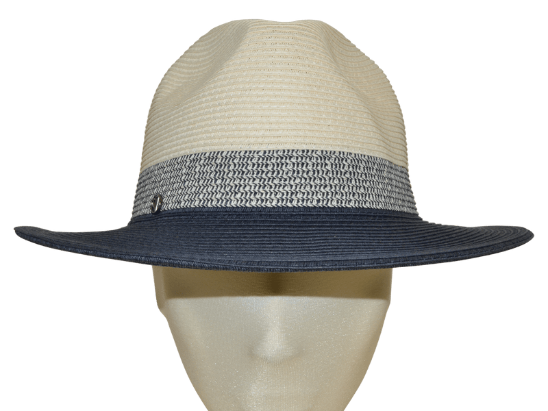 FEDORA ZWEIFÄRBIG CREAM NAVY - Hut - online.at