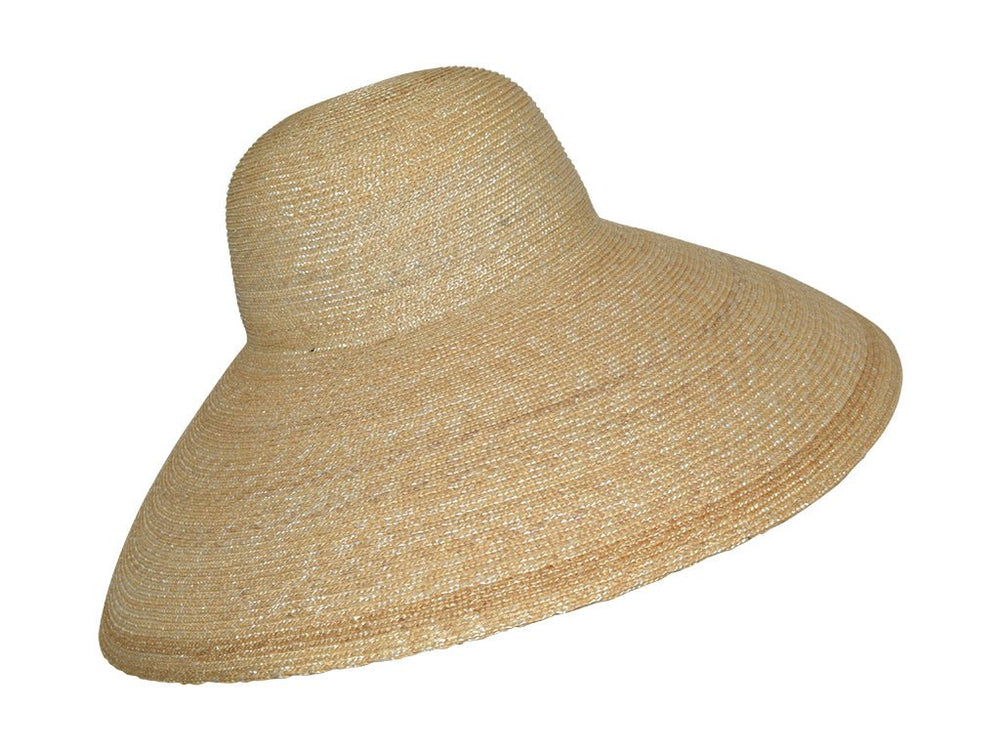 GROßER FEINER STROHFLAPPER MAUERER NATUR - Hut - online.at