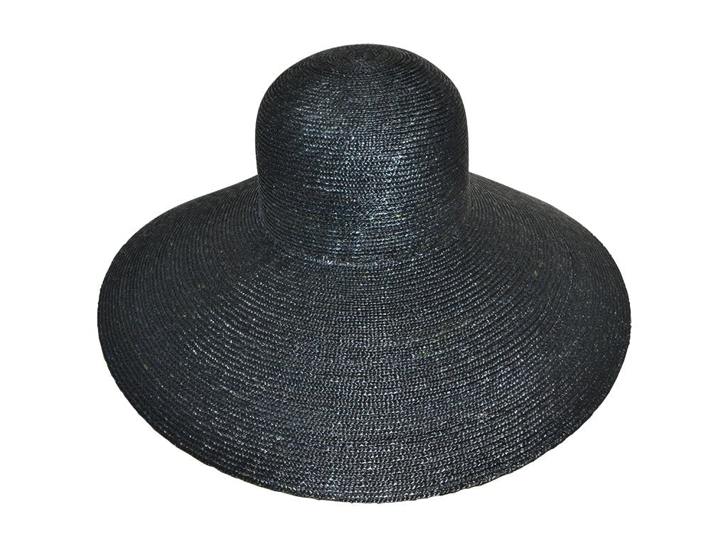 GROßER FEINER STROHFLAPPER MAUERER SCHWARZ - Hut - online.at