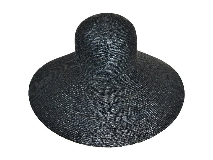 GROßER FEINER STROHFLAPPER MAUERER SCHWARZ - Hut - online.at