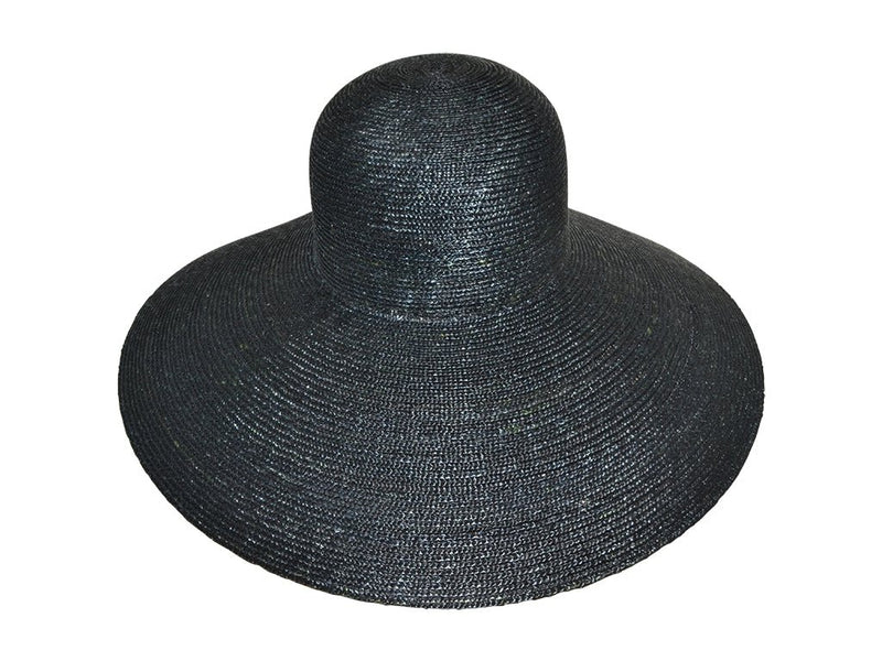 GROßER FEINER STROHFLAPPER MAUERER SCHWARZ - Hut - online.at