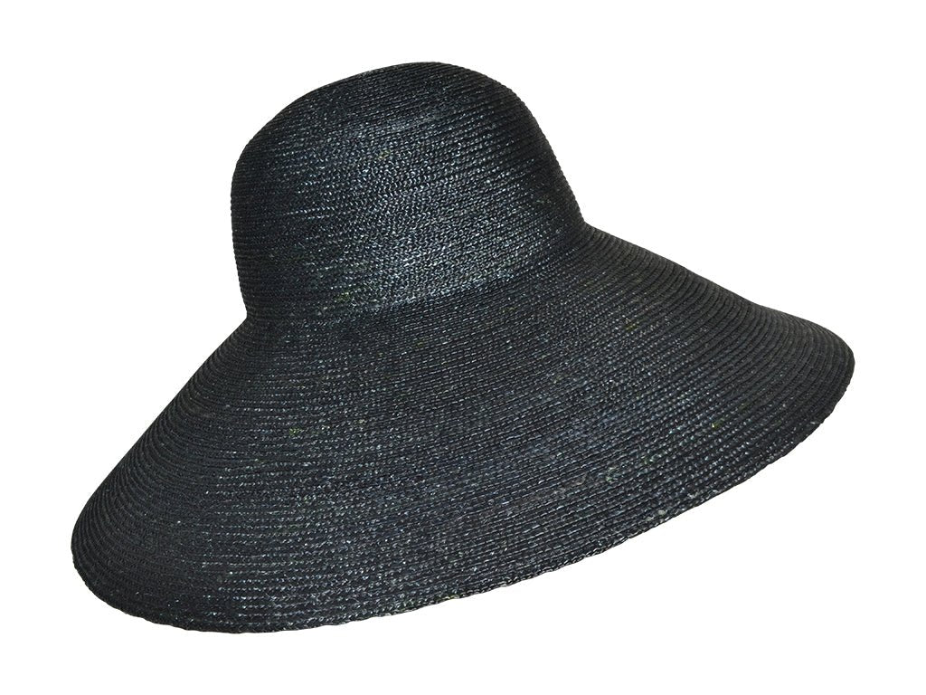 GROßER FEINER STROHFLAPPER MAUERER SCHWARZ - Hut - online.at