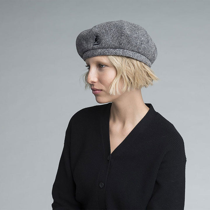 JAX BERET WOOL OBW KANGOL HELLGRAU - Hut - online.at