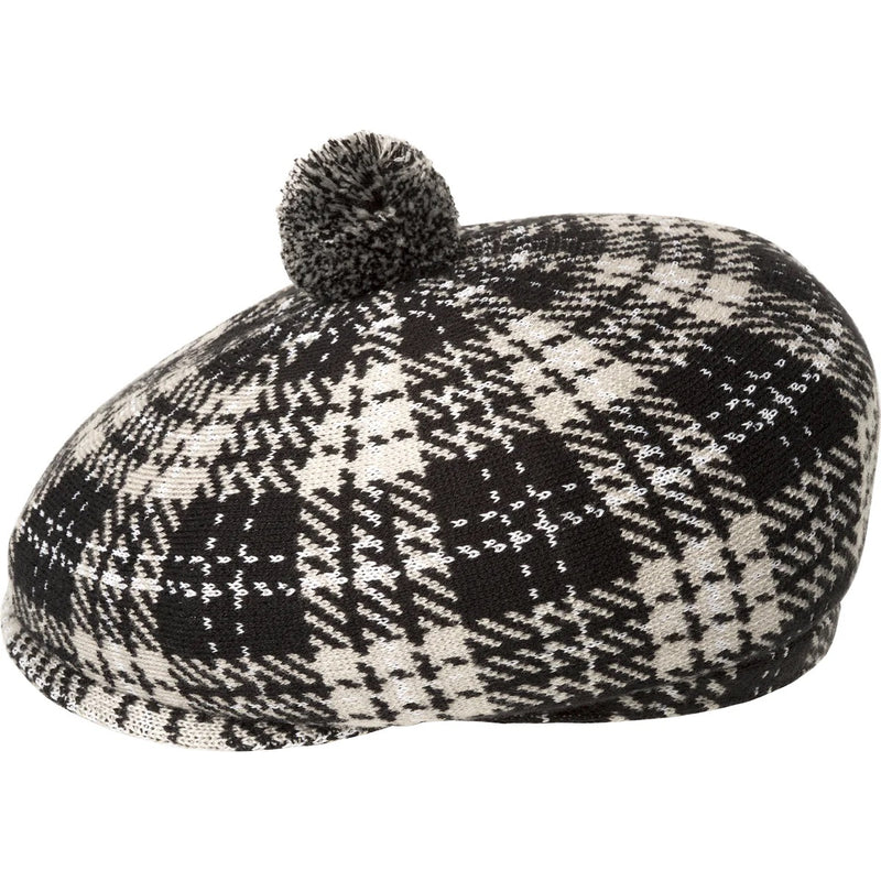 NEW HERITAGE FLAT CAP    KANGOL BLACK CHECK M