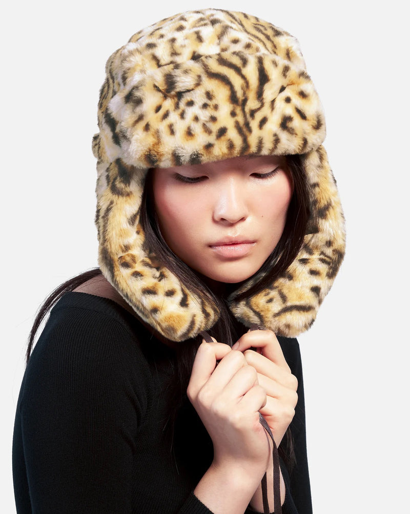 SNOW LEOPARD TRAPPER     KANGOL