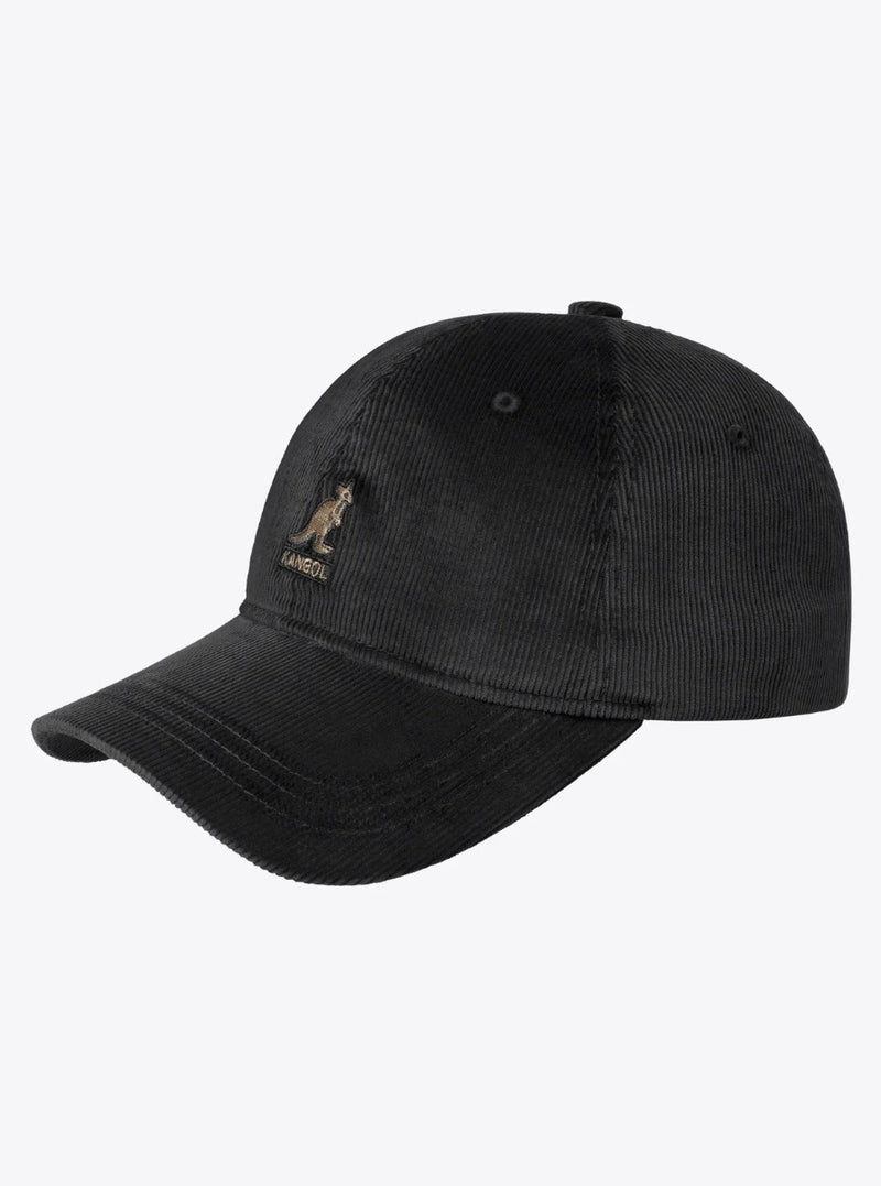 Cord Baseballcap Kangol Schwarz