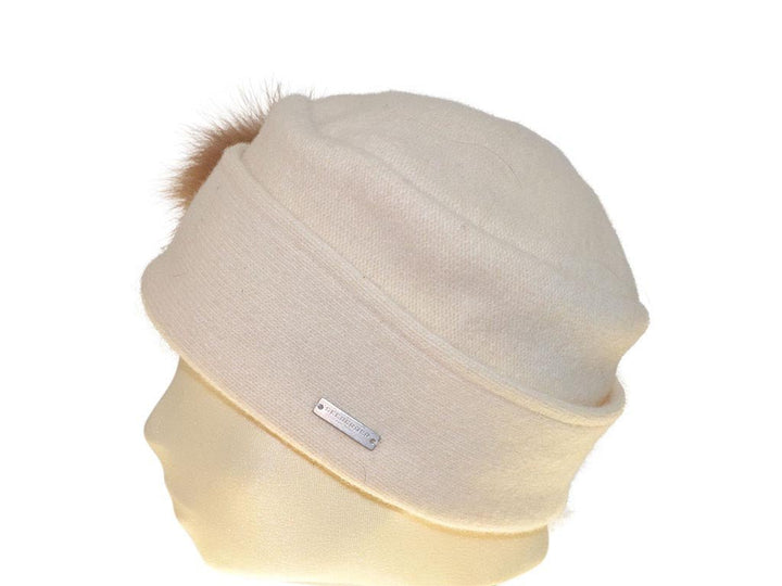KIMBERLY WALKTOQUE POMPON NATUR - Hut - online.at