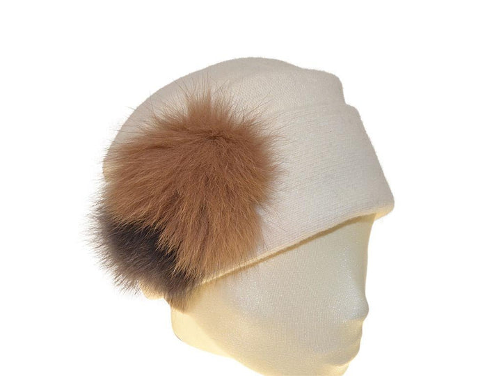 KIMBERLY WALKTOQUE POMPON NATUR - Hut - online.at