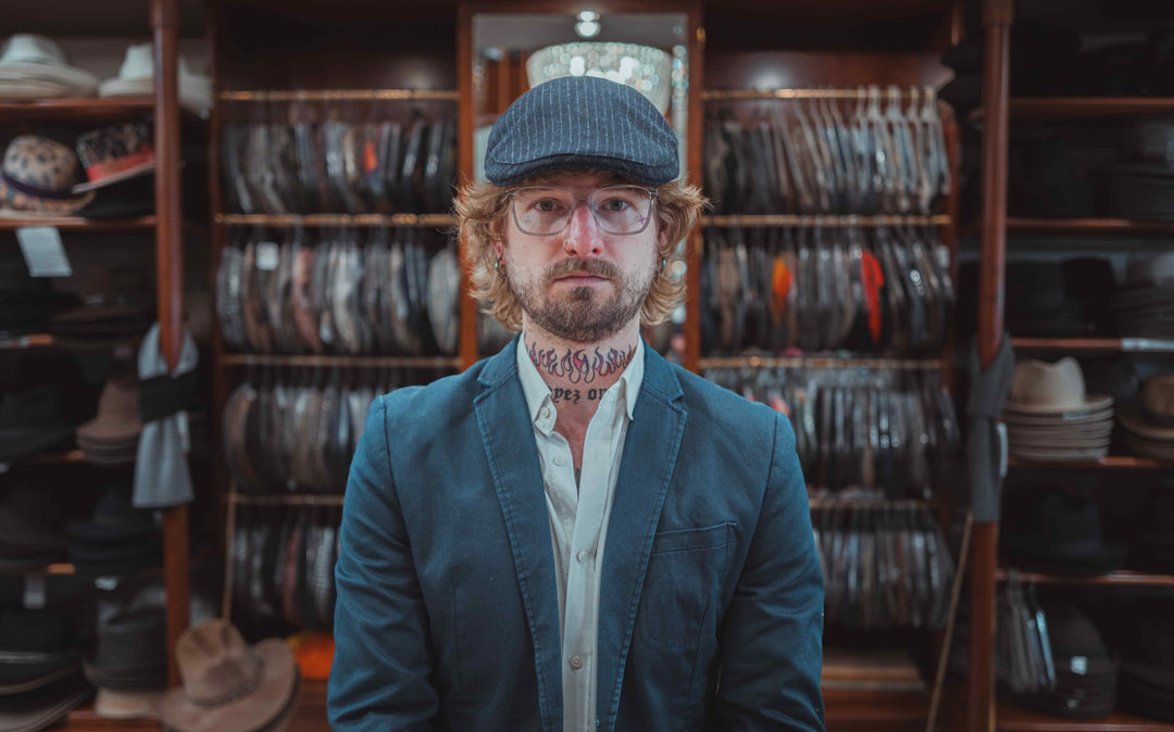 Schiebermütze Stripe Merino Leichtfried Mauerer Nadelstreif