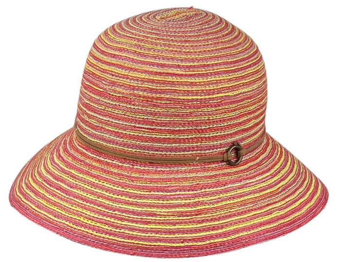 Multicolor Glocke Stripe Breiter Rand Gelb - Hut - online.at