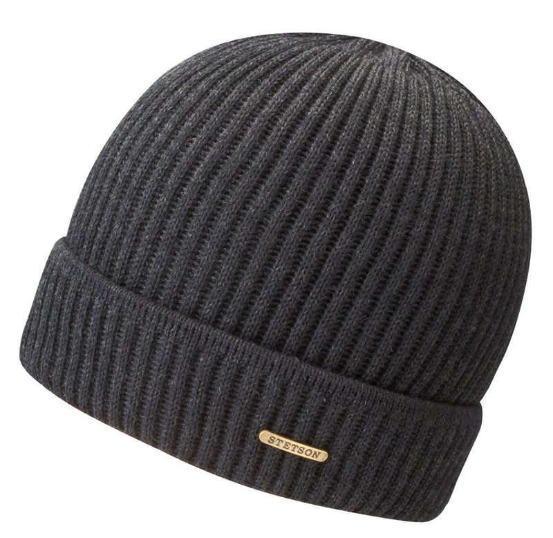 PARKMAN MERINO WOOL STETSON ANTHRA Art 8529301 - Hut - online.at