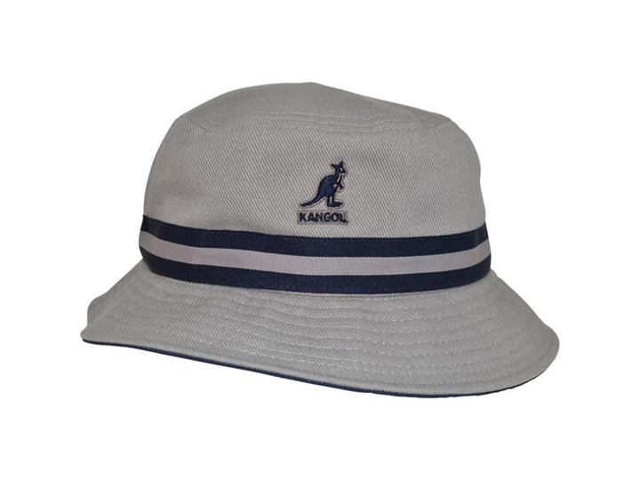 STRIPE LAHINCH KANGOL GREY S - Hut - online.at