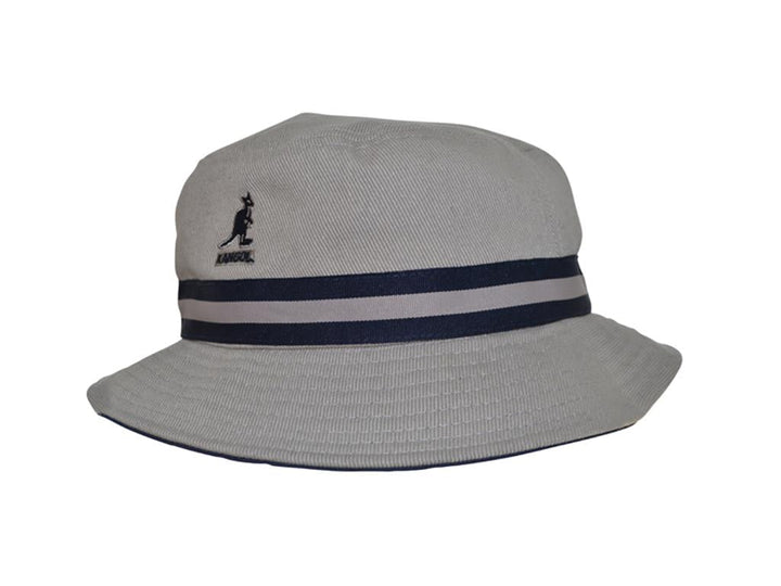 STRIPE LAHINCH KANGOL GREY S - Hut - online.at