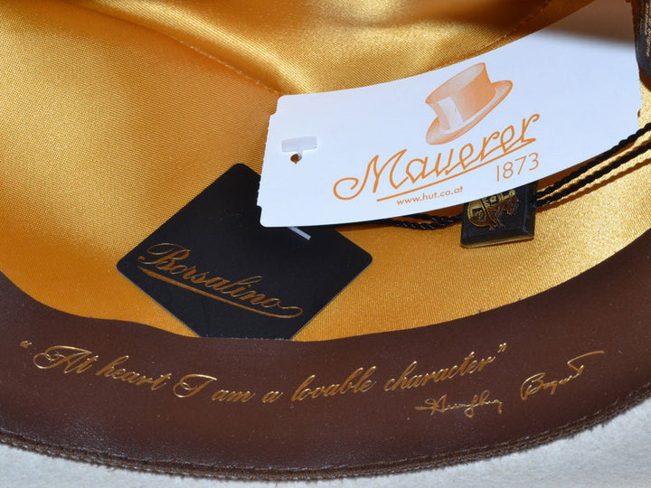 THE BOGART BY BORSALINO ALESSANDRIA SAND 56 - Hut - online.at