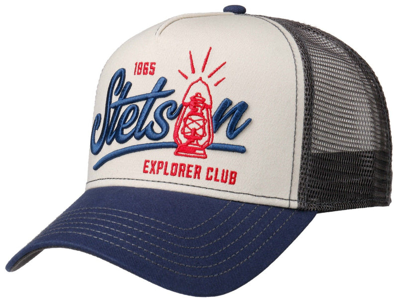 TRUCKER CAP GASLAMP STETSON BLAU - Hut - online.at