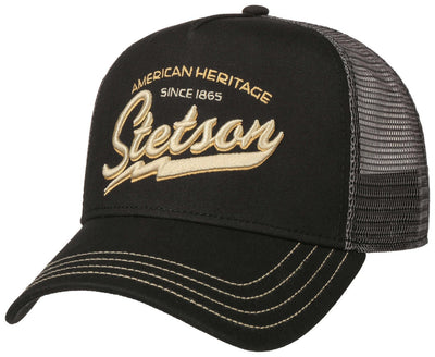 TRUCKER CAP HERITAGE STETSON SCHWARZ OSFA - Hut - online.at