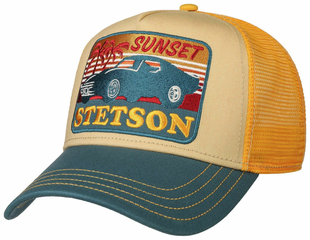 TRUCKER CAP SUNSET STETSON OSFA OSFA - Hut - online.at