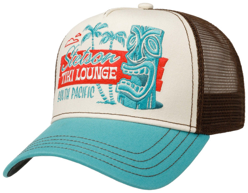 TRUCKER CAP TIKI LOUNGE STETSON TÜRKIS - Hut - online.at