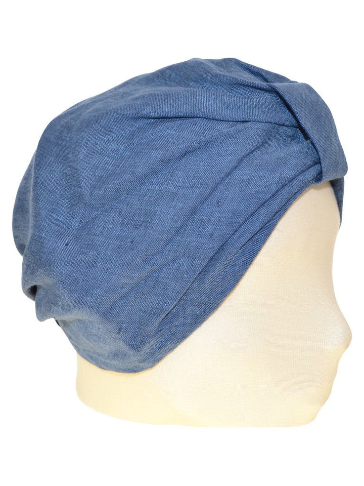 TURBAN UNI LEINEN JEANS - Hut - online.at