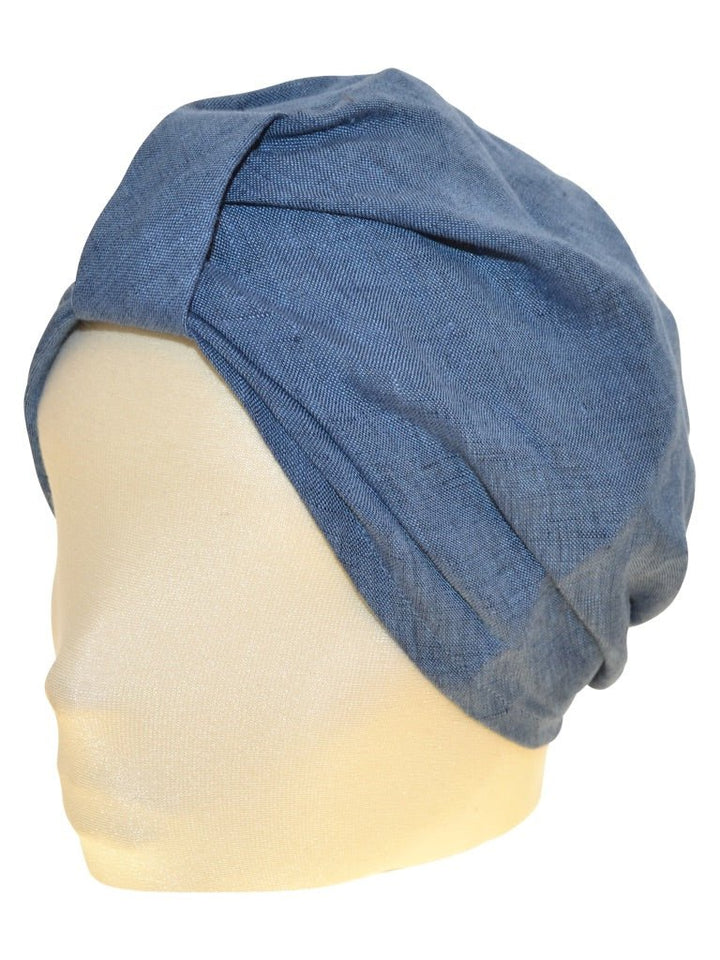 TURBAN UNI LEINEN JEANS - Hut - online.at