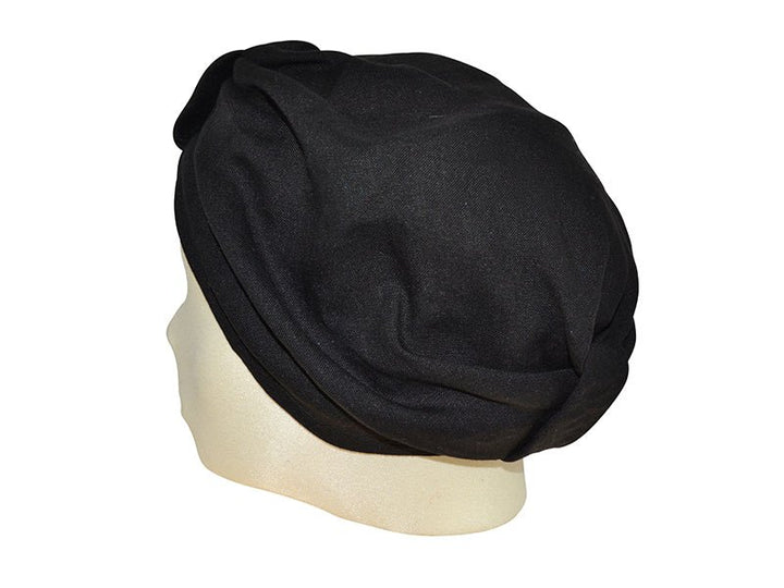 TURBAN UNI LEINEN SCHWARZ - Hut - online.at