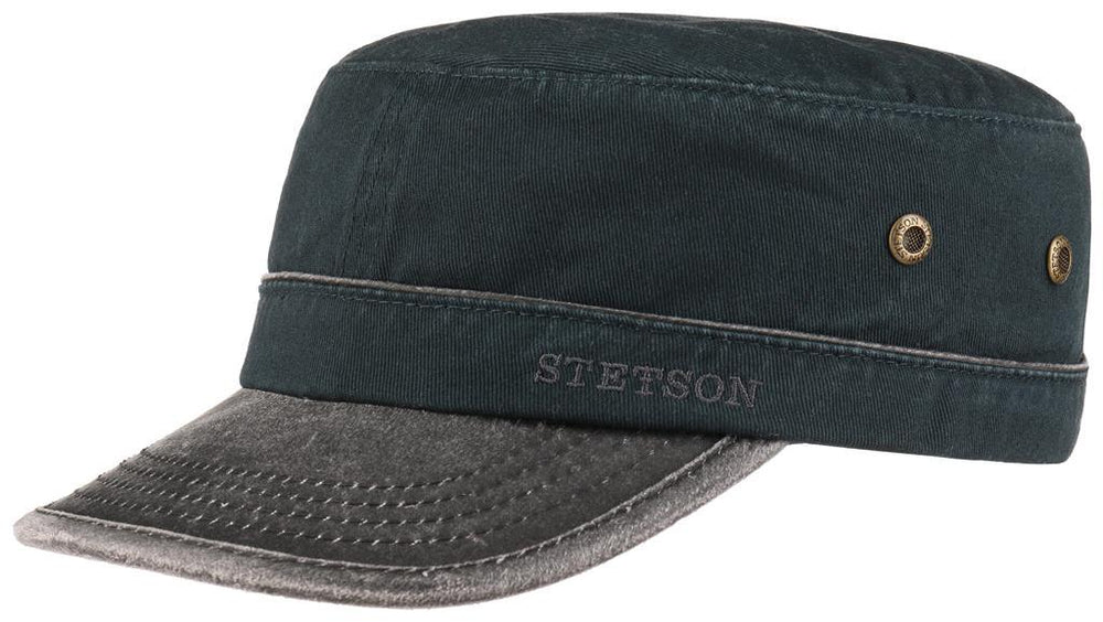 ARMY CAP COTTON STETSON BLAU Art 7491101 - Hut-online.at