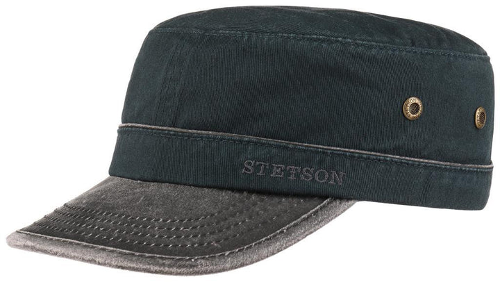 ARMY CAP COTTON STETSON BLAU Art 7491101 - Hut-online.at