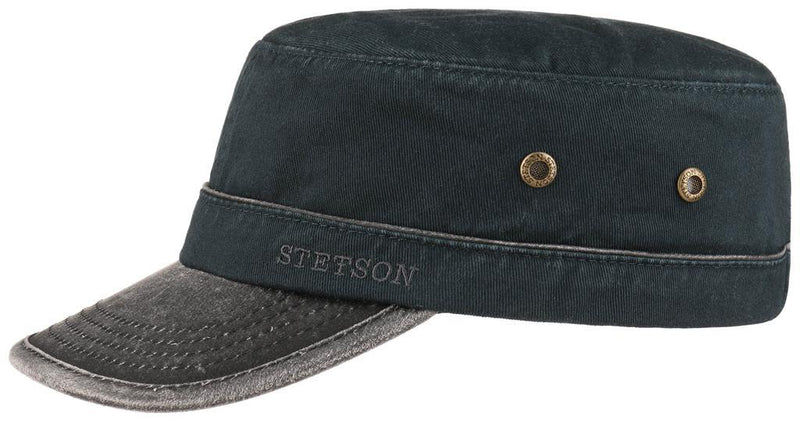 ARMY CAP COTTON STETSON BLAU Art 7491101 - Hut-online.at