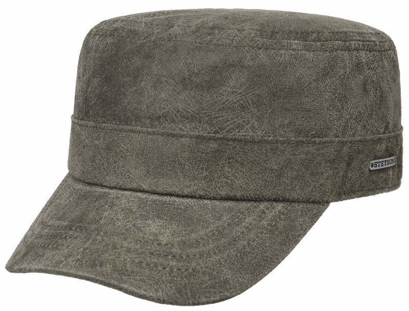 ARMY CAP PIGSKIN STETSON OLIV - Hut-online.at