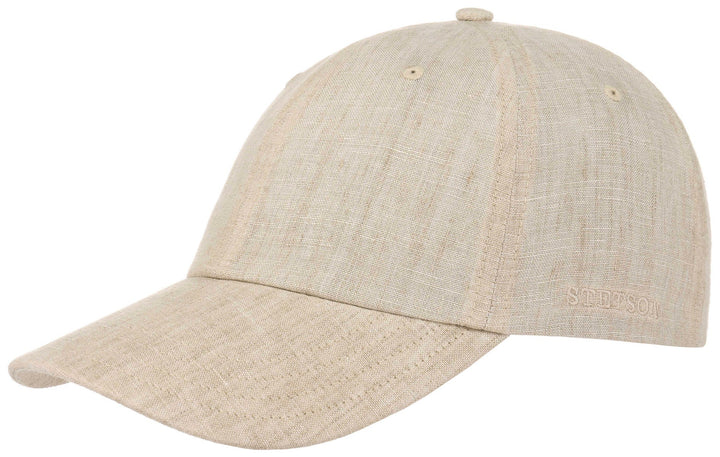 BASEBALL CAP LINEN STETSON NATUR - Hut-online.at